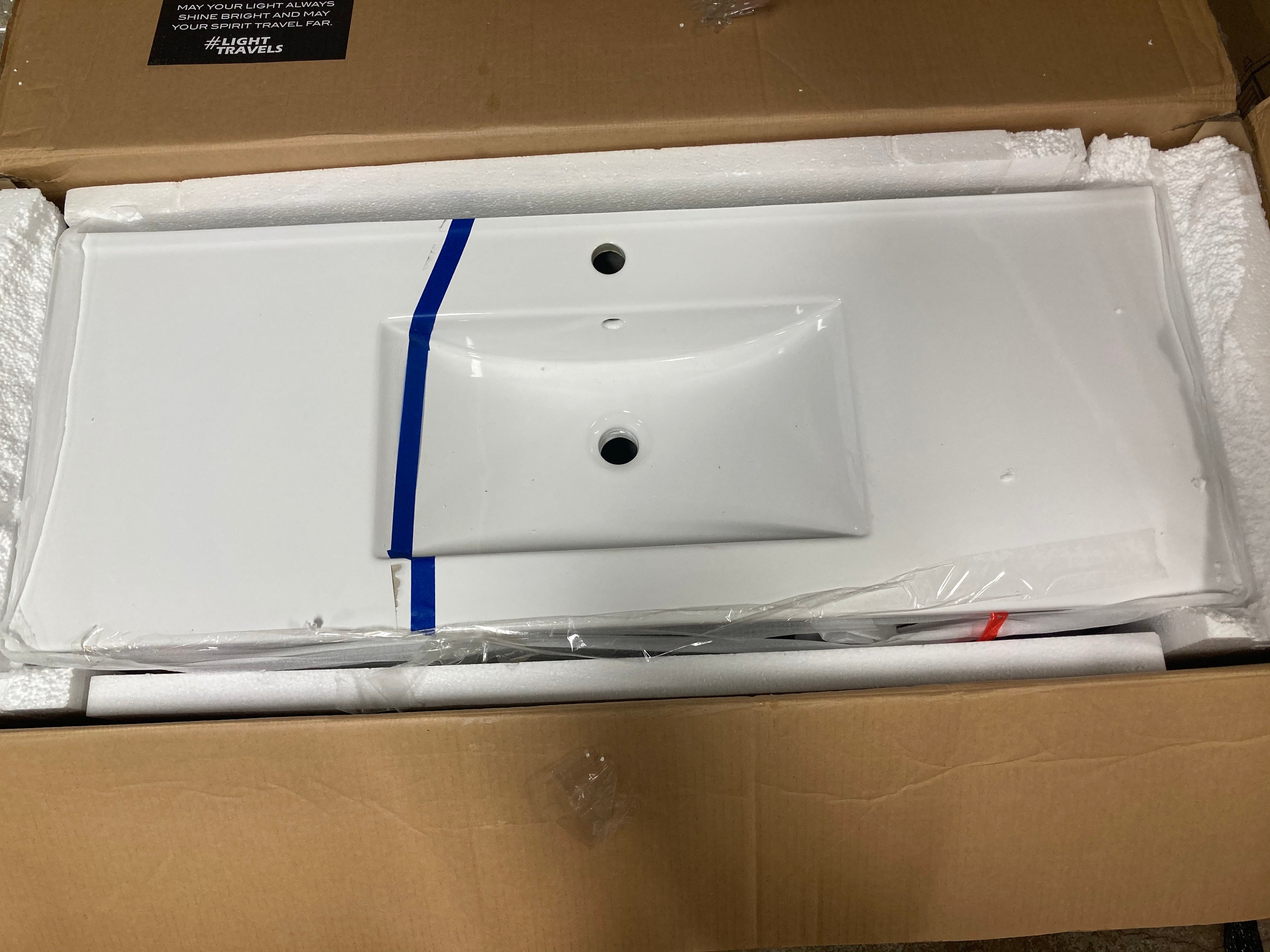 48 Inch Single Bathroom Floating Vanity In Concrete Grey K7297