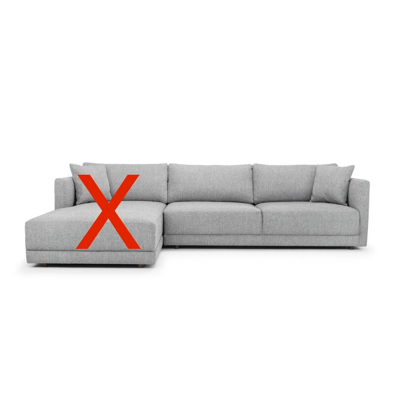 116.14" Wide Sofa half sectional K7300