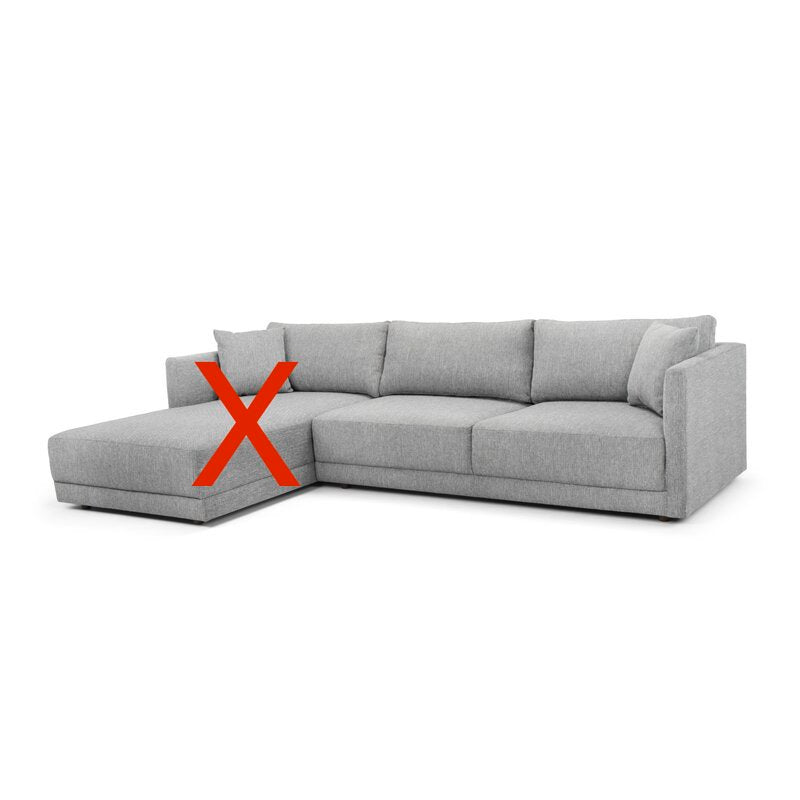 116.14" Wide Sofa half sectional K7300