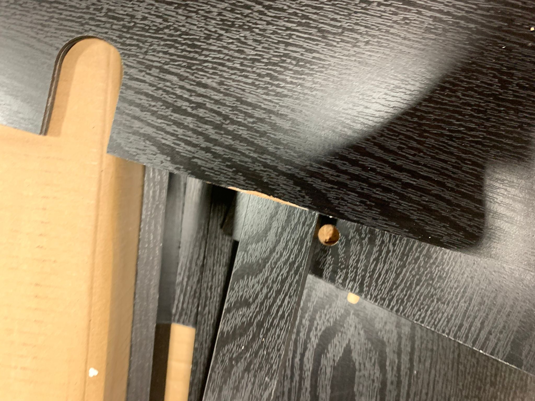 Black Grain Partain TV Stand for TVs up to 65"