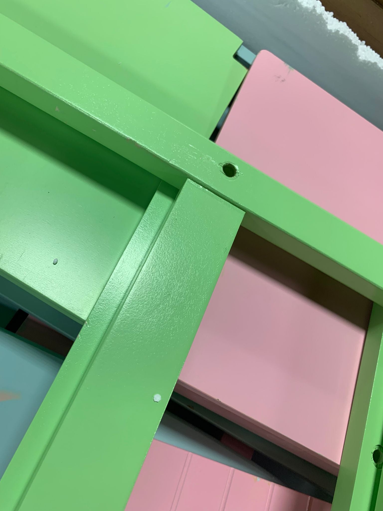 KidKraft Nantucket Kids Table with Bench and 2 Chairs Set Pastel