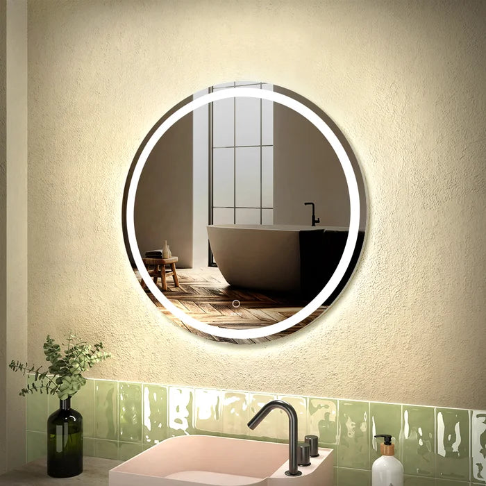 28" x 28" Modern Rustic Bathroom / Vanity Mirror