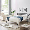 Modern Platform FULL size Bed with Headboard #CR2102