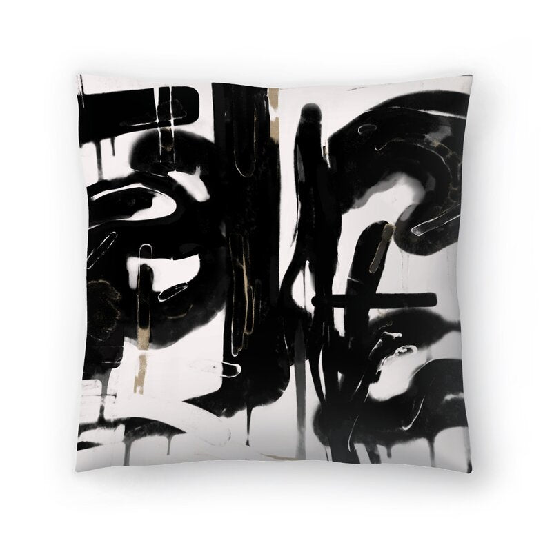 14" x 14" Kasi Minami Abstract Throw Pillow