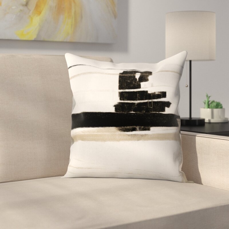 14" x 14" Kasi Minami Abstract Throw Pillow