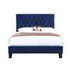 Navy Kayden Upholstered Bed, Full