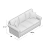 Kaylin 82.75'' Rolled Arm Sofa with Reversible Cushions CAO115