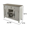 Fairfax Oak Keele Bar Cabinet