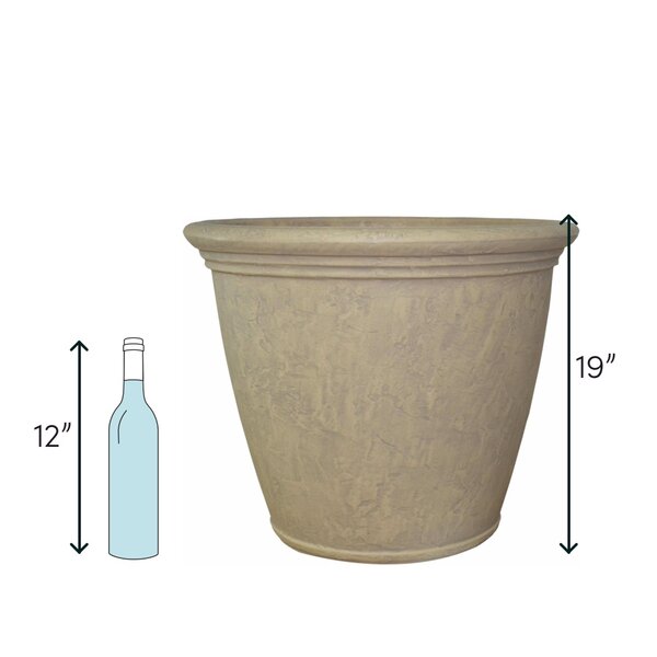 Beige Kehlani Resin Pot Planter SET OF 2 K8655