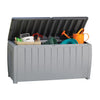 Black/Gray Keter Novel 90 Gallons Gallon Water Resistant Lockable Deck Box