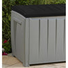 Black/Gray Keter Novel 90 Gallons Gallon Water Resistant Lockable Deck Box