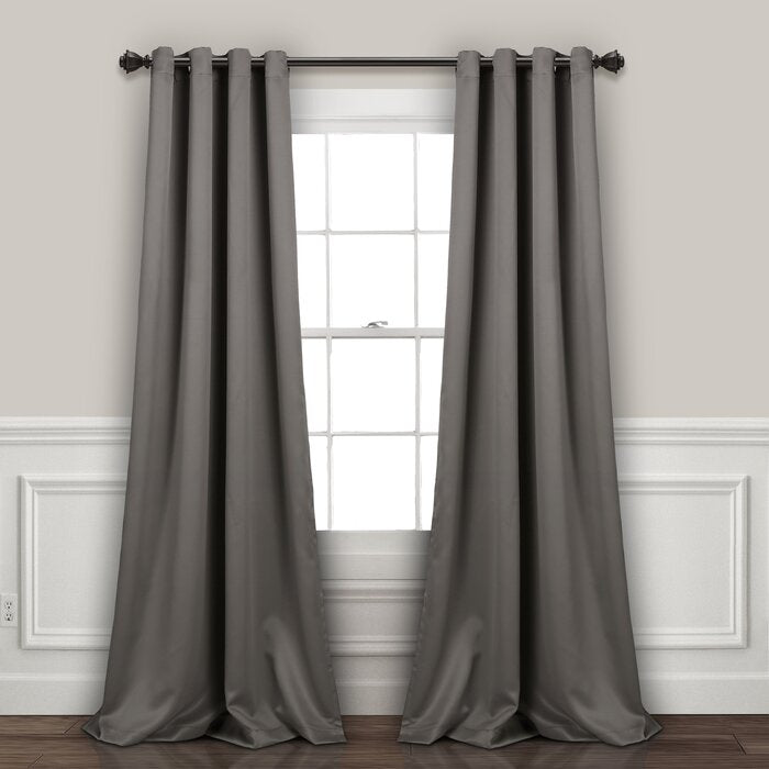 52"W x 108"L Ketterman Polyester Blackout Curtain Pair (Set of 2)