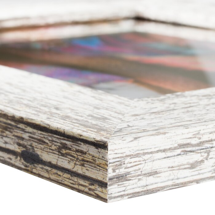 5" x 7" Distressed White Kimura Picture Frame, (Set of 3)