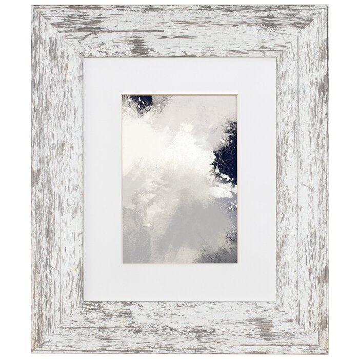 5" x 7" Distressed White Kimura Picture Frame, (Set of 3)