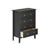 Black Kissell 4 Drawer Chest 7189