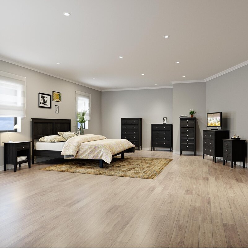 Black Kissell 4 Drawer Chest 7189