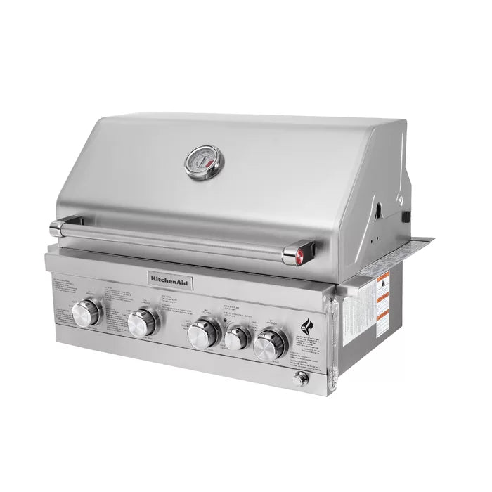 4 - Burner Built-In Liquid Propane 61000 BTU Gas Grill