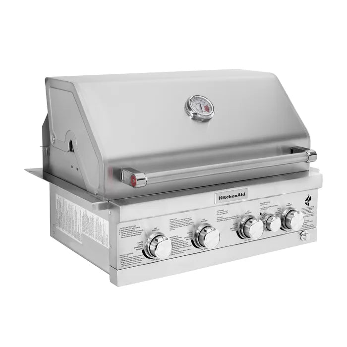 4 - Burner Built-In Liquid Propane 61000 BTU Gas Grill