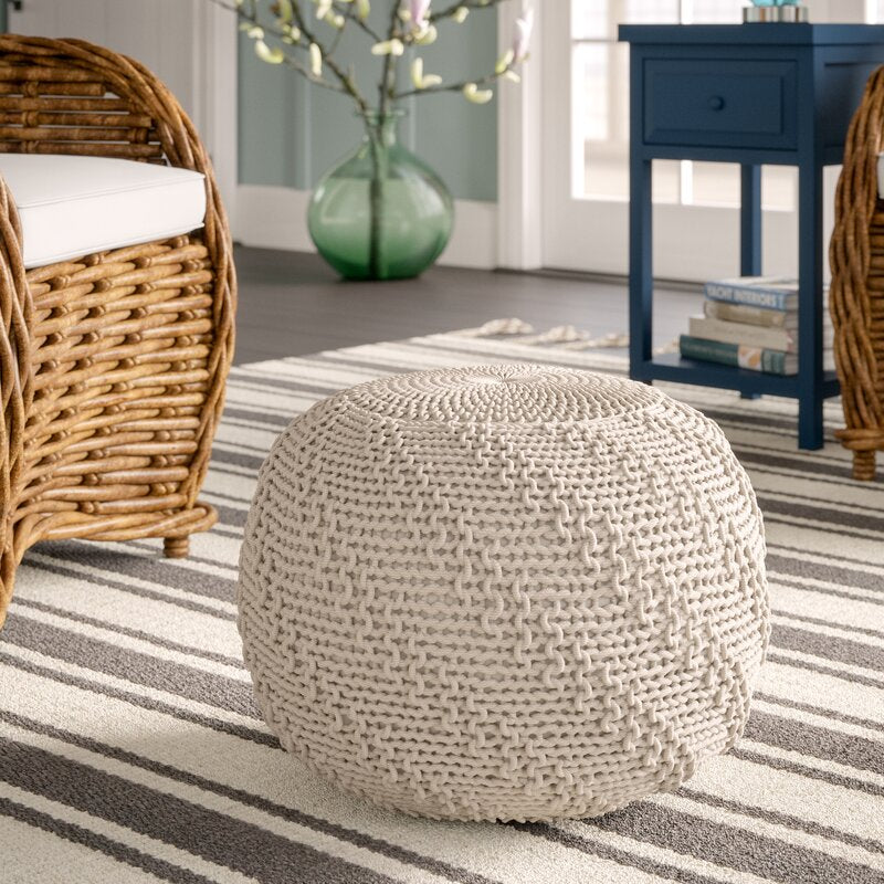 Knitted Pouf - #8995T