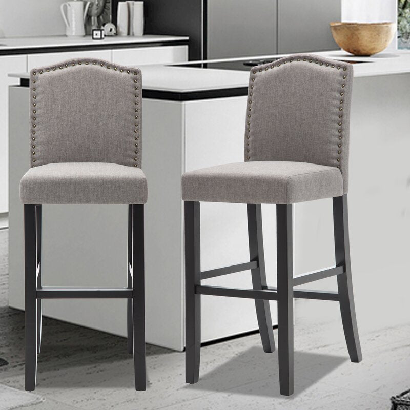 Knutson Solid Wood 29.38" Bar Stool (Set of 2)