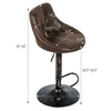 Kodi Swivel Adjustable  Height Stool (Set of 2) CL753