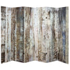 Kory Winter Woods 6 Panel Room Divider (#K2857)
