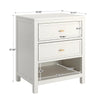 Bleached White Kowalsky 27.95'' Tall 2 - Drawer Nightstand