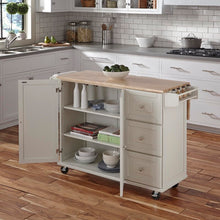 Load image into Gallery viewer, Kuhnhenn Kitchen Cart with Wood Top 7091
