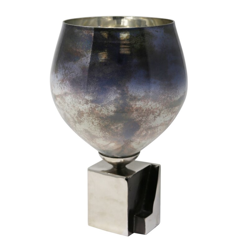 Kyla Glass Metal Table Vase 7181