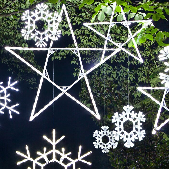 45" H LED Folding Star