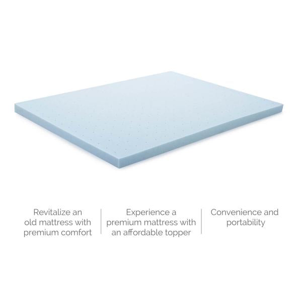 3 Inch Gel Memory Foam Mattress TWIN XL Topper EJ566