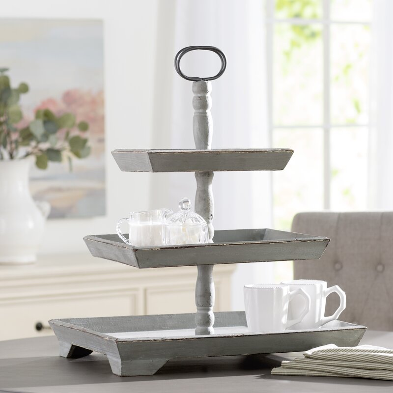 Gray Lacordaire Tiered Stand 2235