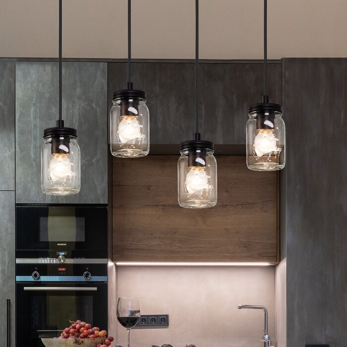 Laila 1 - Light Single Jar Pendant