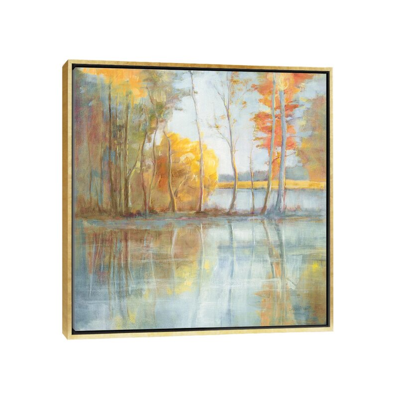 37" H x 37" W x 1.5" D Lakeside Reflection by Danhui Nai - Print