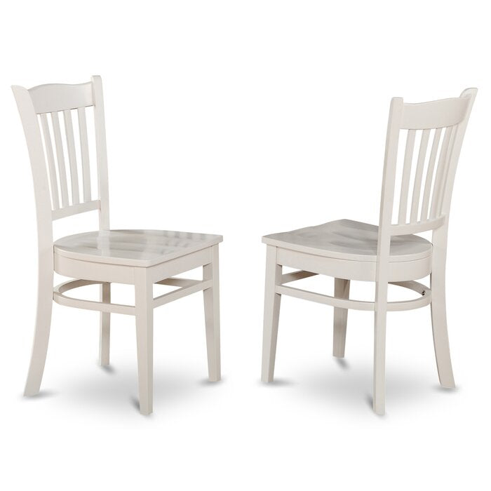 Black Langwater Solid Wood Dining Chair (Set of 2) #J76