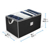 Black Large Fabric Box Set (Set of 4)