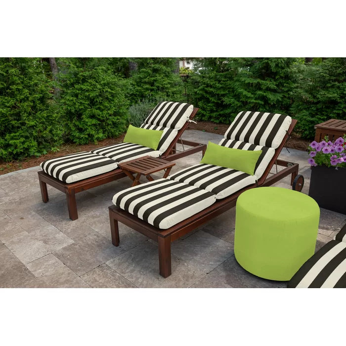 1 - Piece Outdoor Sunbrella® Seat/Back Cushion 22.5'' W x 46'' D