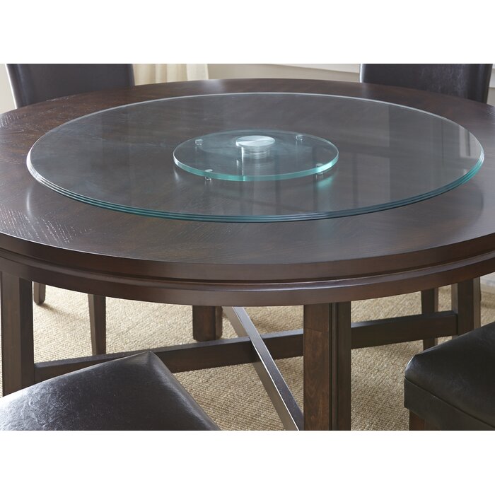 40" Round Cheatwood Glass Lazy Susan