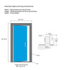 Lasting Impressions Glass Full Lite Primed Steel Prehung Front Entry Door, Left Hand/Inswing (#K3992)