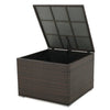 Benbow 70 Gallons Gallon Water Resistant Wicker Deck Box in Multi-Brown