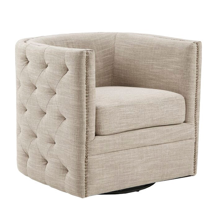 Lavaca Swivel Barrel Chair,