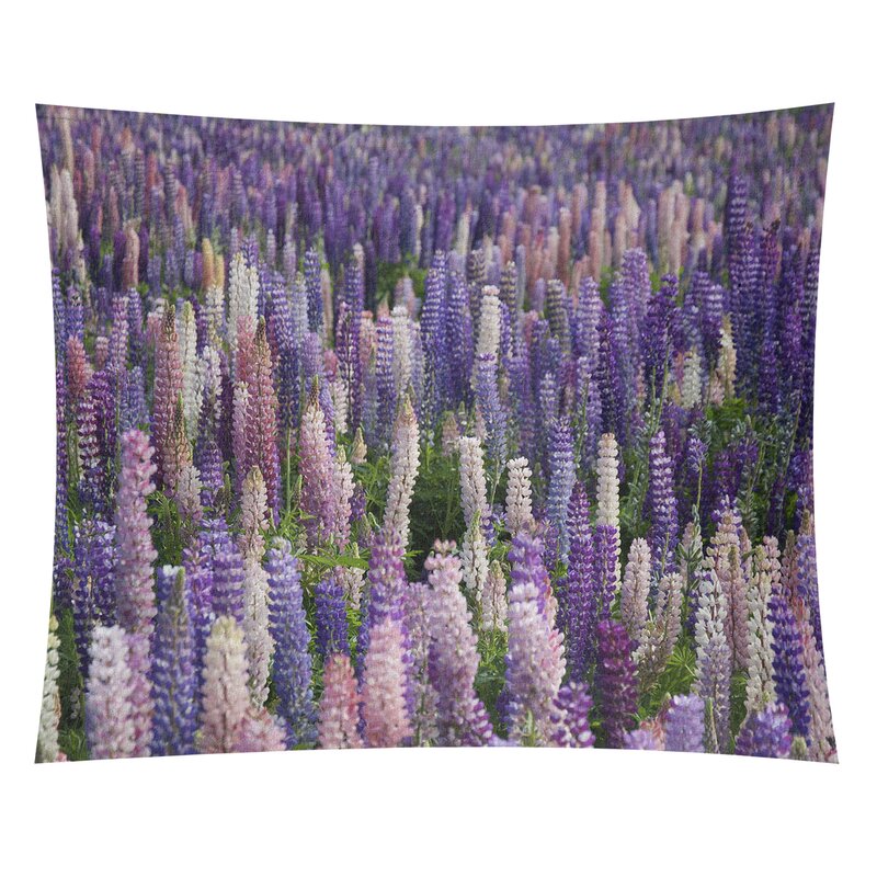 51.5" H x 60.5" W Lavender Field Tapestry
