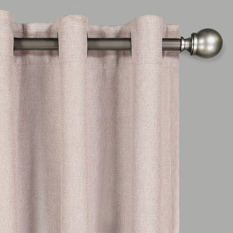 Layan Absolute Zero Solid Max Blackout Thermal Grommet Single Curtain Panel 50" W x 84" L