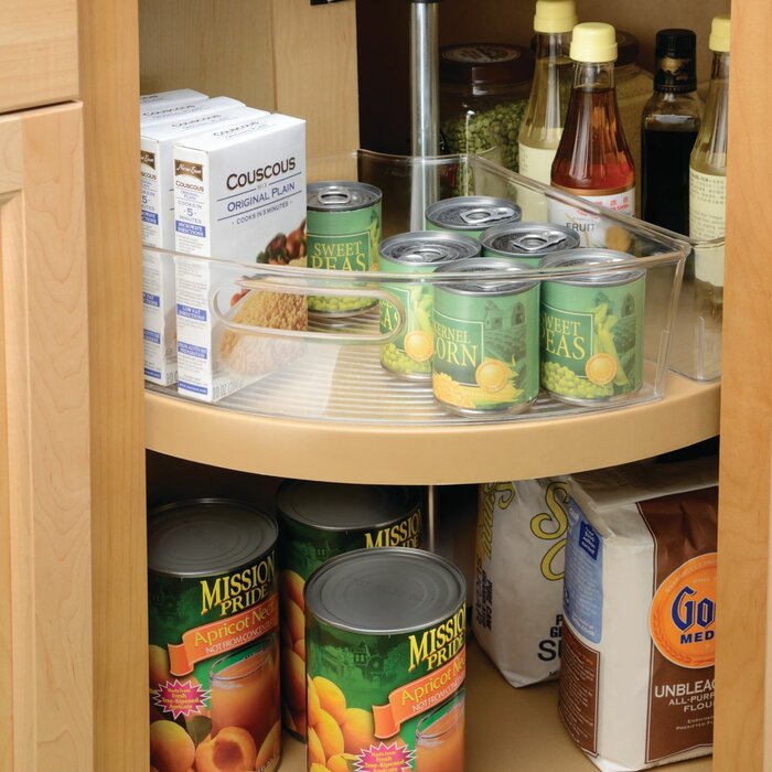 Lazy Susan Cabinet, 5 Bins