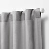 Leanne Linen Semi-Sheer Rod Pocket Single Curtain Panel (Set of 2)