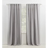 Leanne Linen Semi-Sheer Rod Pocket Single Curtain Panel, 50