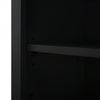 Black Lederer 72.5'' W Electric Fireplace