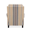 Leni Manual Recliner, Blue Stripe Polyester Blend (#K5922)