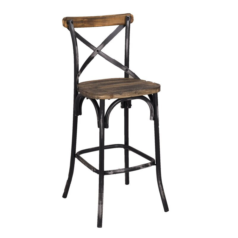 Black Leonetti Bar Stool K8509