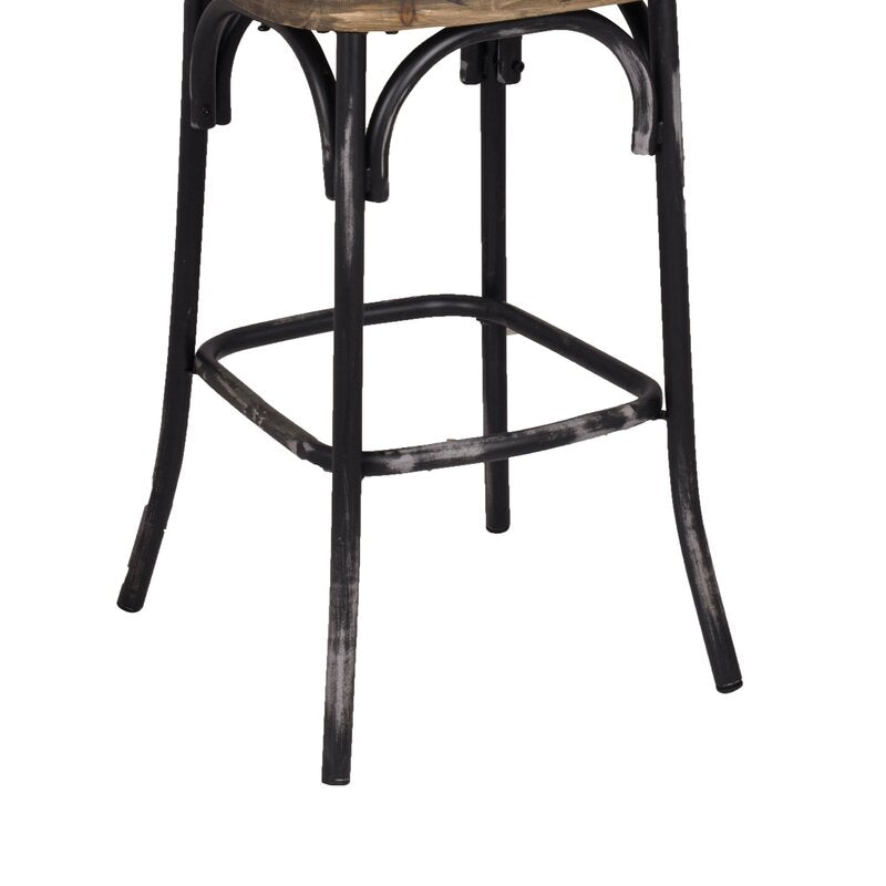 Black Leonetti Bar Stool K8509